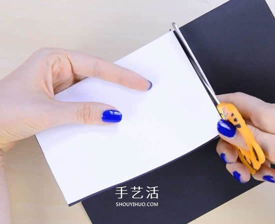 有趣的父亲节卡片DIY制作 穿黑西装打领结！ -  www.shouyihuo.com