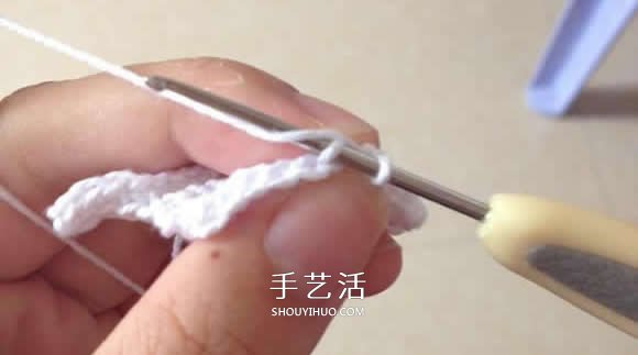 毛线收纳篮怎么编织 钩针编织圆形收纳筐图解 -  www.shouyihuo.com
