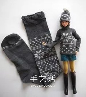 简单用袜子做娃娃衣服 除了穿还有这些用途！ -  www.shouyihuo.com