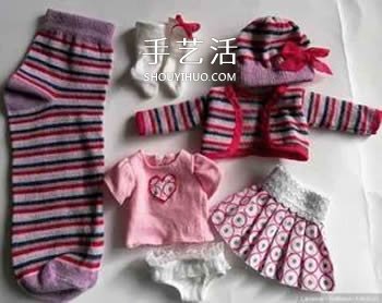 简单用袜子做娃娃衣服 除了穿还有这些用途！ -  www.shouyihuo.com