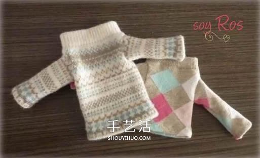 简单用袜子做娃娃衣服 除了穿还有这些用途！ -  www.shouyihuo.com