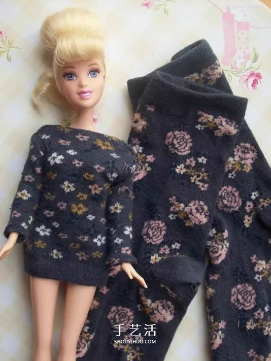 简单用袜子做娃娃衣服 除了穿还有这些用途！ -  www.shouyihuo.com