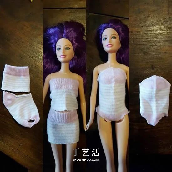 简单用袜子做娃娃衣服 除了穿还有这些用途！ -  www.shouyihuo.com
