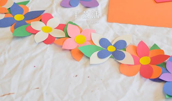 儿童手工制作花环头饰 DIY卡纸花环的简单做法 -  www.shouyihuo.com