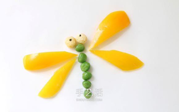 简单蔬菜昆虫的做法 蜻蜓蜗牛用蔬菜做教程 -  www.shouyihuo.com