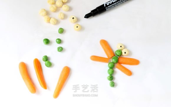简单蔬菜昆虫的做法 蜻蜓蜗牛用蔬菜做教程 -  www.shouyihuo.com