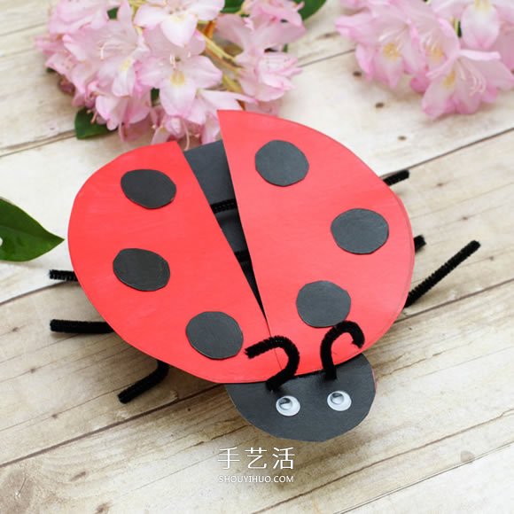 废纸盒再利用 让小朋友手工制作七星瓢虫 -  www.shouyihuo.com