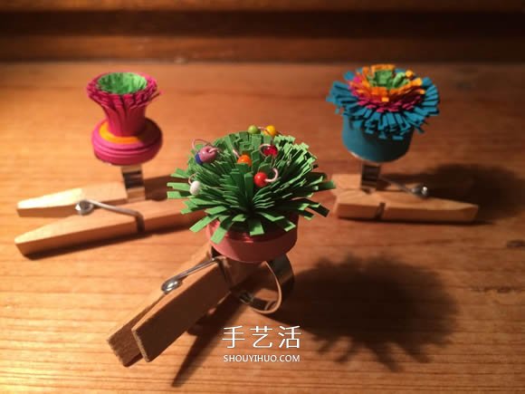 手工衍纸花戒指的制作方法 简单又超漂亮！ -  www.shouyihuo.com