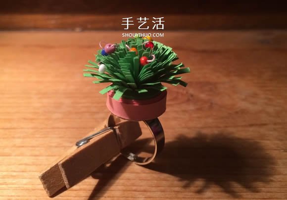 手工衍纸花戒指的制作方法 简单又超漂亮！ -  www.shouyihuo.com