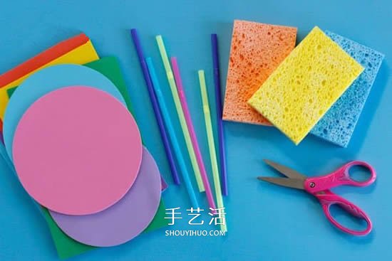 幼儿园手工小船制作 用海绵做玩具船的方法 -  www.shouyihuo.com