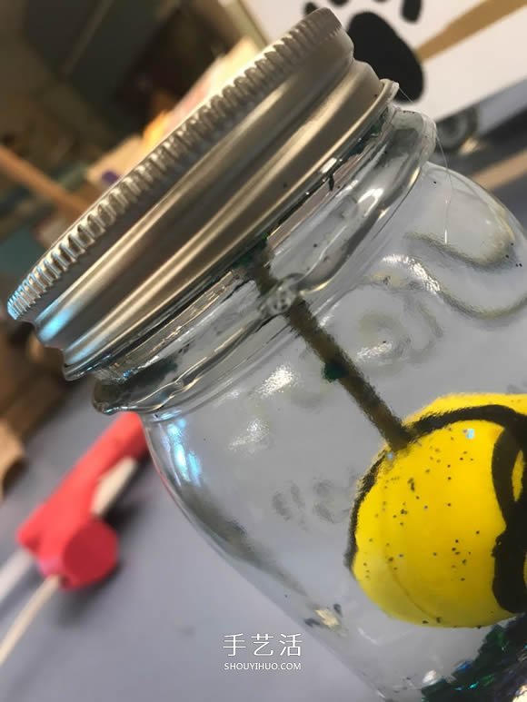 玻璃罐废物利用手工制作装饰品礼物的方法 -  www.shouyihuo.com