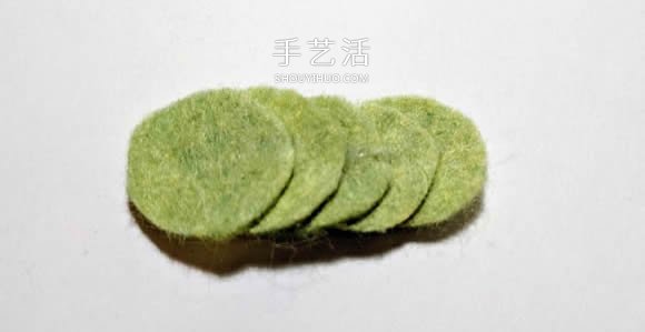 超多毛毡布花的制作方法 DIY美丽的花环头饰 -  www.shouyihuo.com