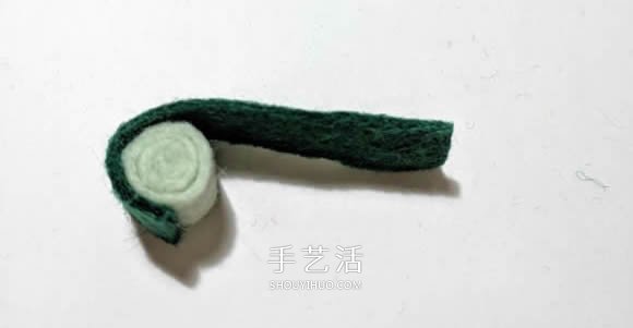 超多毛毡布花的制作方法 DIY美丽的花环头饰 -  www.shouyihuo.com