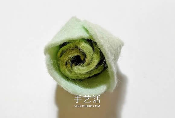 超多毛毡布花的制作方法 DIY美丽的花环头饰 -  www.shouyihuo.com