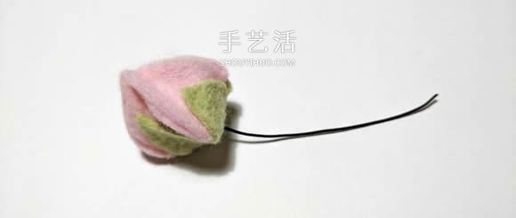 超多毛毡布花的制作方法 DIY美丽的花环头饰 -  www.shouyihuo.com
