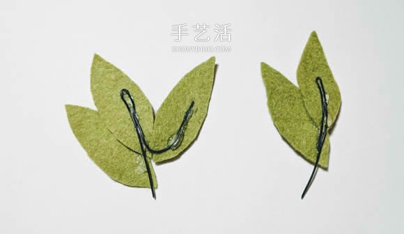 超多毛毡布花的制作方法 DIY美丽的花环头饰 -  www.shouyihuo.com