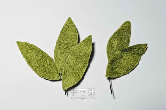 超多毛毡布花的制作方法 DIY美丽的花环头饰 -  www.shouyihuo.com
