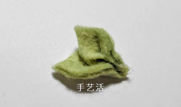 超多毛毡布花的制作方法 DIY美丽的花环头饰 -  www.shouyihuo.com