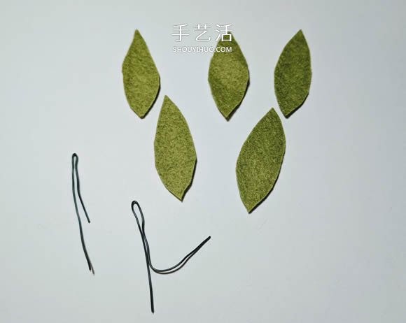 超多毛毡布花的制作方法 DIY美丽的花环头饰 -  www.shouyihuo.com