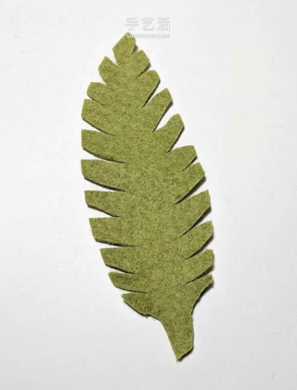 超多毛毡布花的制作方法 DIY美丽的花环头饰 -  www.shouyihuo.com