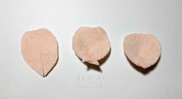 超多毛毡布花的制作方法 DIY美丽的花环头饰 -  www.shouyihuo.com