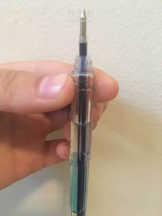 简单自制油水笔的方法图解 好看又好玩！ -  www.shouyihuo.com
