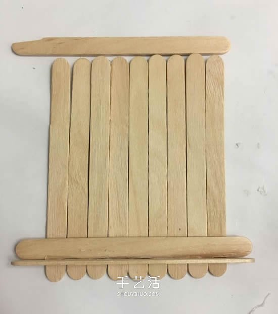 200根雪糕棍手工制作漂亮拱桥灯罩的方法教程 -  www.shouyihuo.com