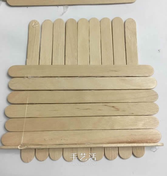 200根雪糕棍手工制作漂亮拱桥灯罩的方法教程 -  www.shouyihuo.com