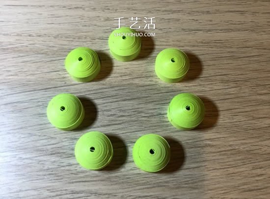 衍纸五瓣花的基础入门手工制作教程 -  www.shouyihuo.com