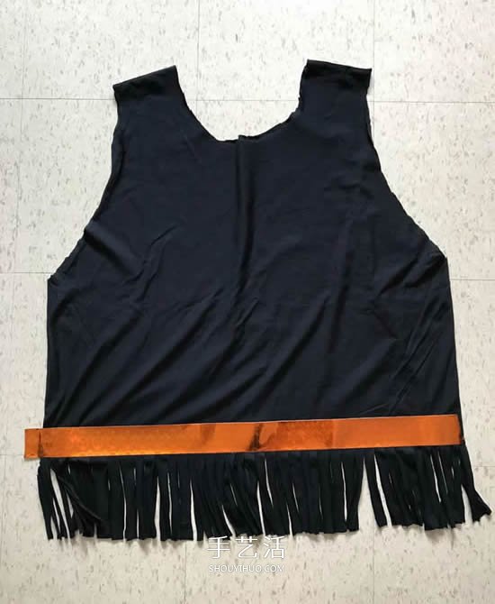 不用手缝！用旧T恤制作购物手提袋的方法 -  www.shouyihuo.com