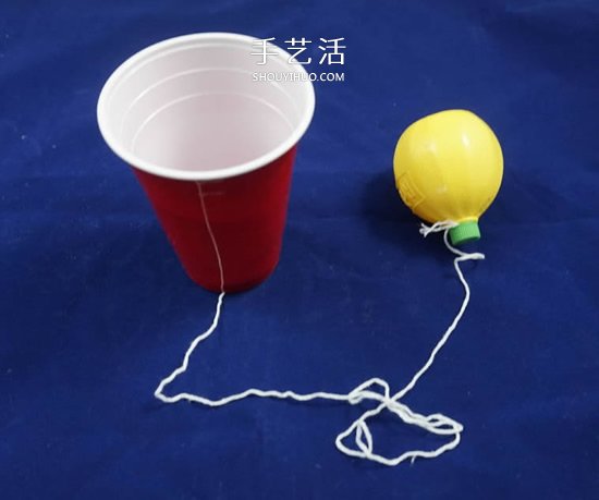 自制幼儿园简易接球玩具的制作方法教程 -  www.shouyihuo.com