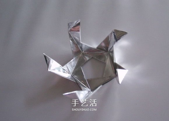 模块化折纸十二面体的折法步骤详细图解 -  www.shouyihuo.com