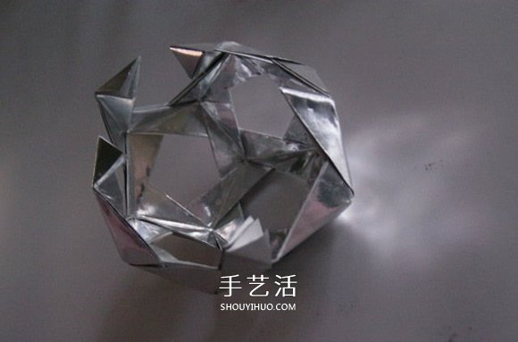 模块化折纸十二面体的折法步骤详细图解 -  www.shouyihuo.com
