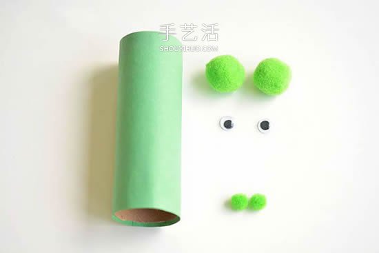 幼儿园废物利用制作卷纸筒火龙的方法图解 -  www.shouyihuo.com