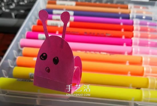 幼儿园手工纸蜗牛的制作方法简单又可爱 -  www.shouyihuo.com