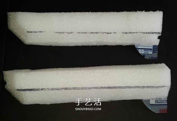用泡沫板做双体帆船的制作方法图解教程 -  www.shouyihuo.com
