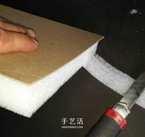 用泡沫板做双体帆船的制作方法图解教程 -  www.shouyihuo.com