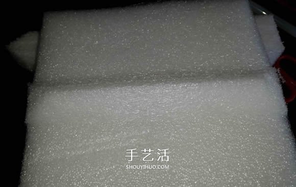 用泡沫板做双体帆船的制作方法图解教程 -  www.shouyihuo.com