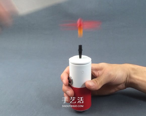 自制电动飞行竹蜻蜓的制作方法详细图解教程 -  www.shouyihuo.com