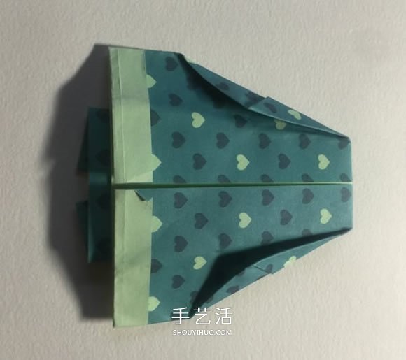手工折纸西服的折法图解教程 简单又漂亮！ -  www.shouyihuo.com