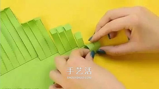 幼儿园手工制作卡纸鳄鱼的方法 简单又好玩！ -  www.shouyihuo.com