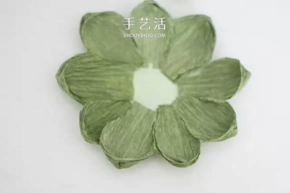 皱纹纸手工制作逼真多肉植物装饰摆件的方法 -  www.shouyihuo.com