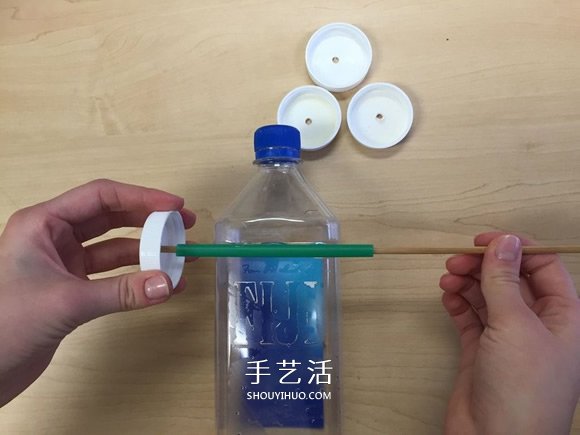 自制电动风力车玩具的制作方法教程 -  www.shouyihuo.com