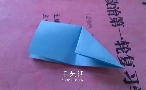 简单折纸百合花的折叠方法过程图解 -  www.shouyihuo.com