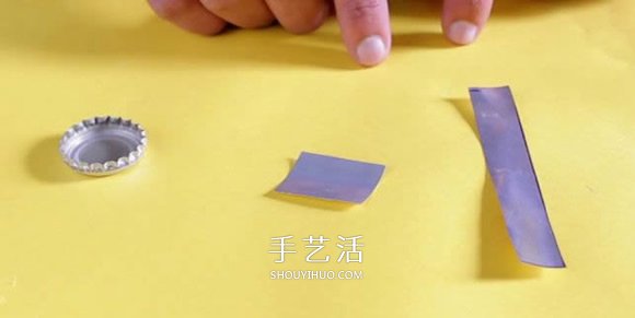 自制口哨的方法图解 只需啤酒瓶盖和易拉罐！ -  www.shouyihuo.com