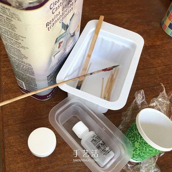 自制仿琥珀树脂钥匙扣的制作方法 -  www.shouyihuo.com