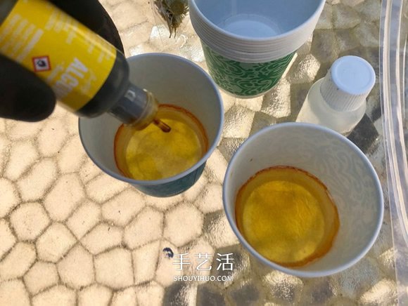 自制仿琥珀树脂钥匙扣的制作方法 -  www.shouyihuo.com