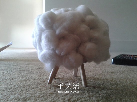 幼儿园手工制作绵羊的简单方法教程 -  www.shouyihuo.com