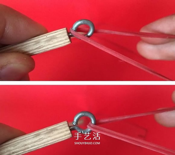 自制弹射旋转竹蜻蜓玩具的制作方法图解 -  www.shouyihuo.com