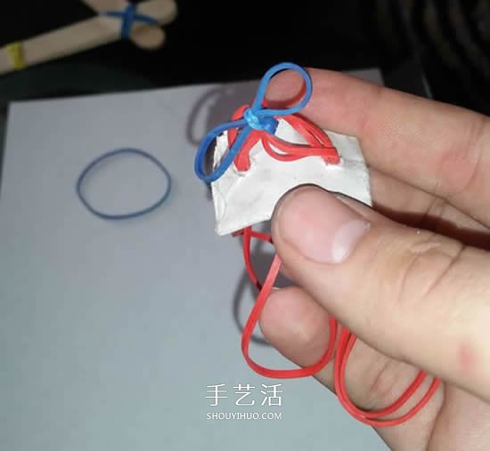 自制雪糕棍弹弓的制作方法图解 -  www.shouyihuo.com